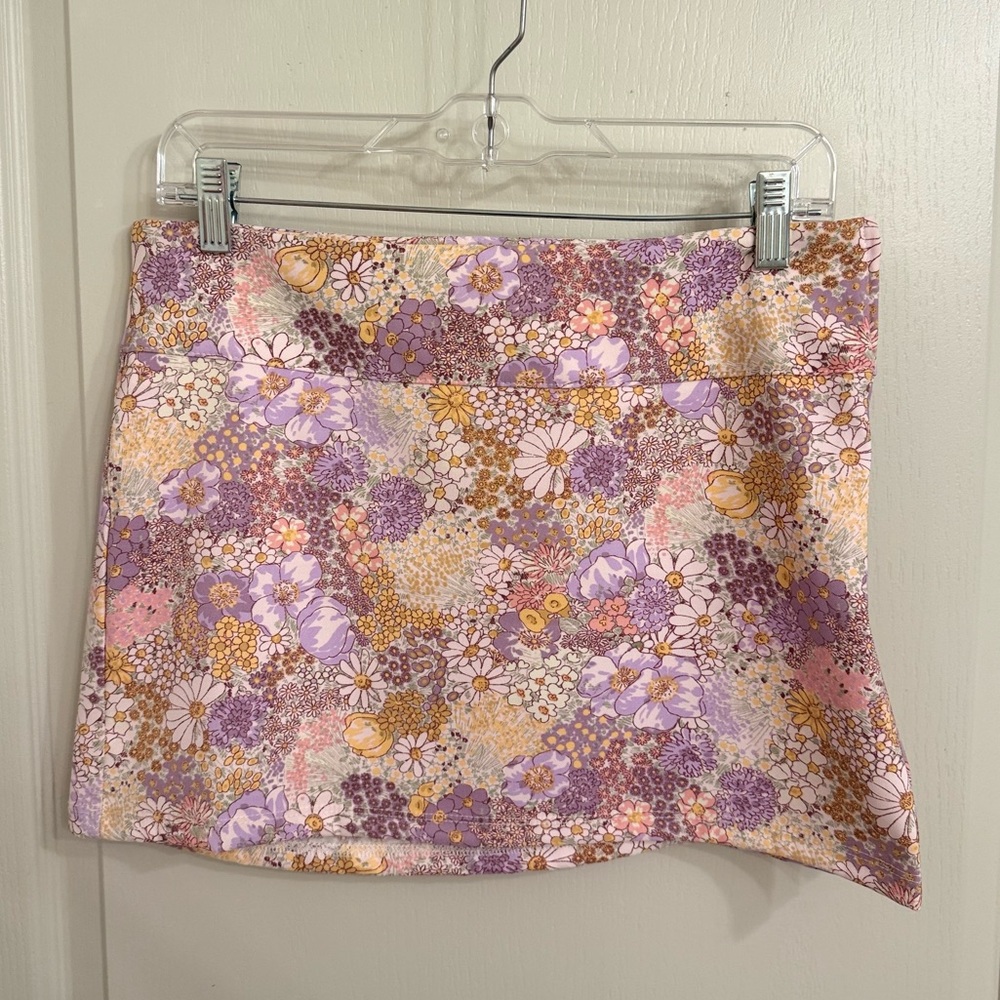 Altar'd State Floral Mini Skirt